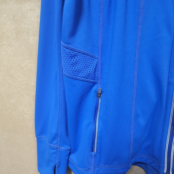 Tangerine Blue Long Sleeve Front Zip Vented Long Sleeve Jacket Size XL - Picture 6 of 9